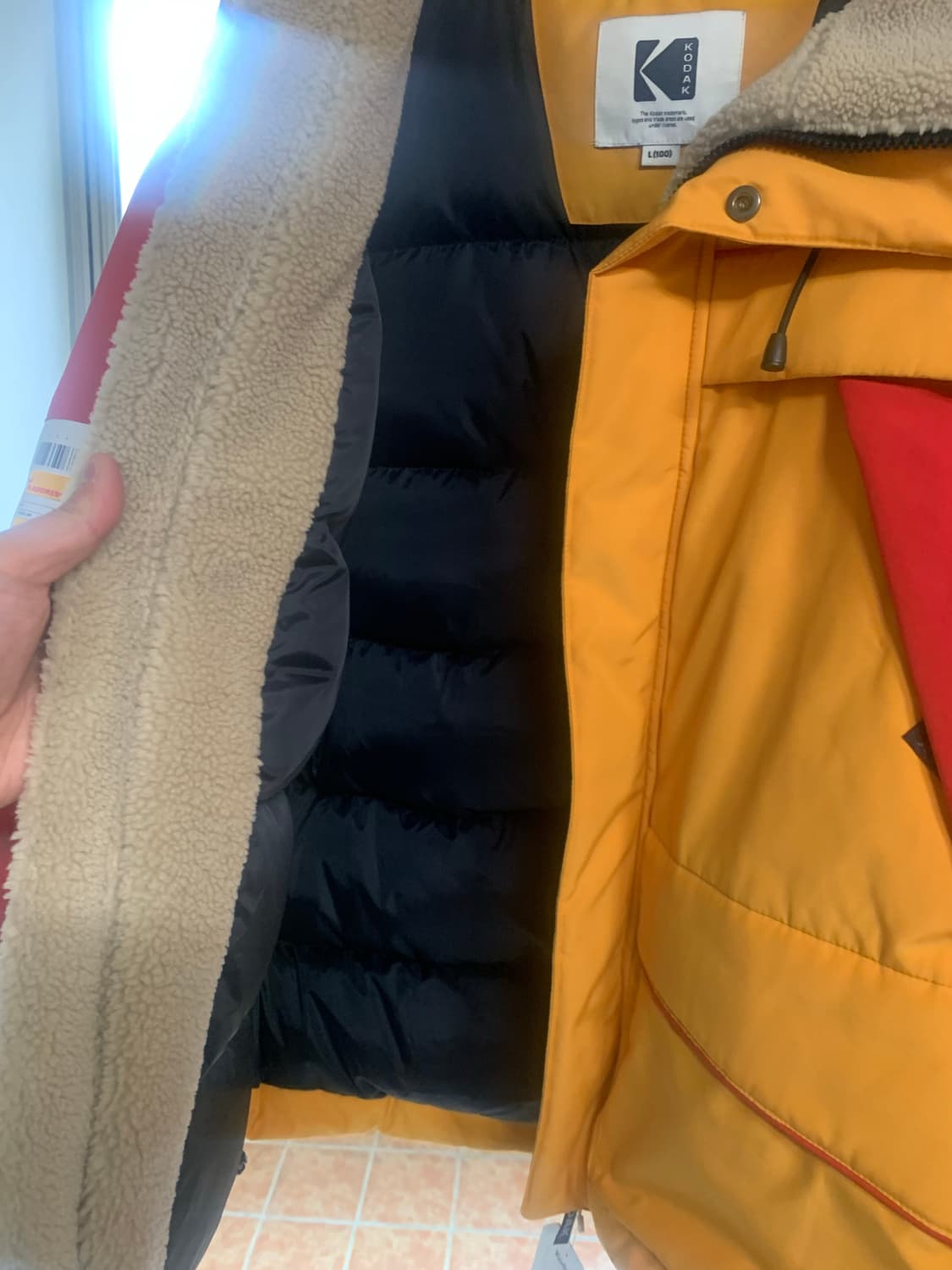 코닥 정해인 메일러 패딩 새상품 L 사이즈판매 합니다 상품이미지10