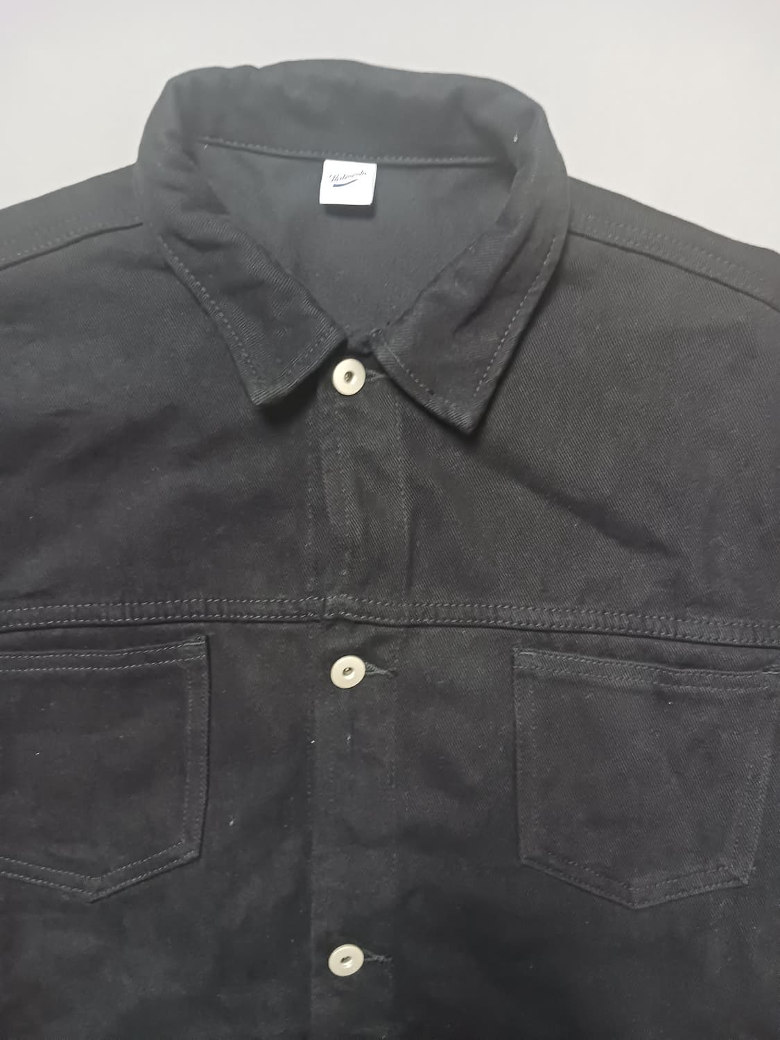 [L] 파르티멘토 트러커 블랙 데님 자켓 상품이미지2