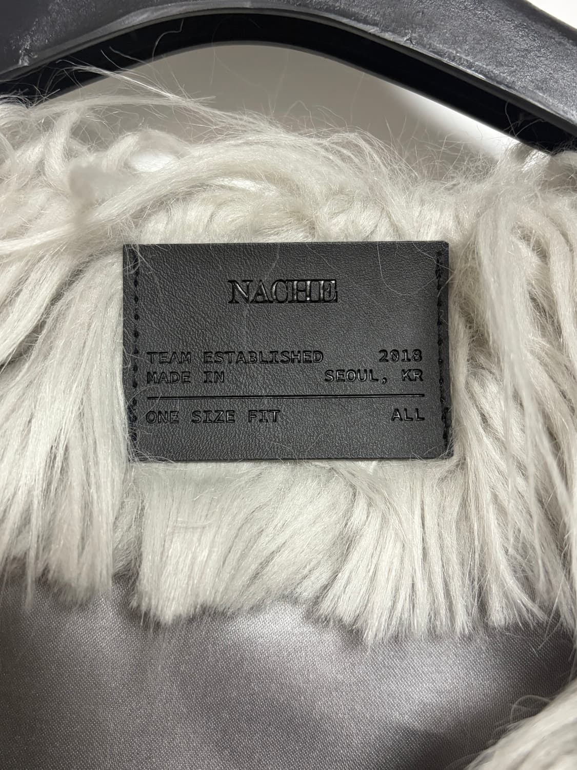 나체 퍼자켓  Nache FAINT FUR JACKET 새상품 상품이미지4