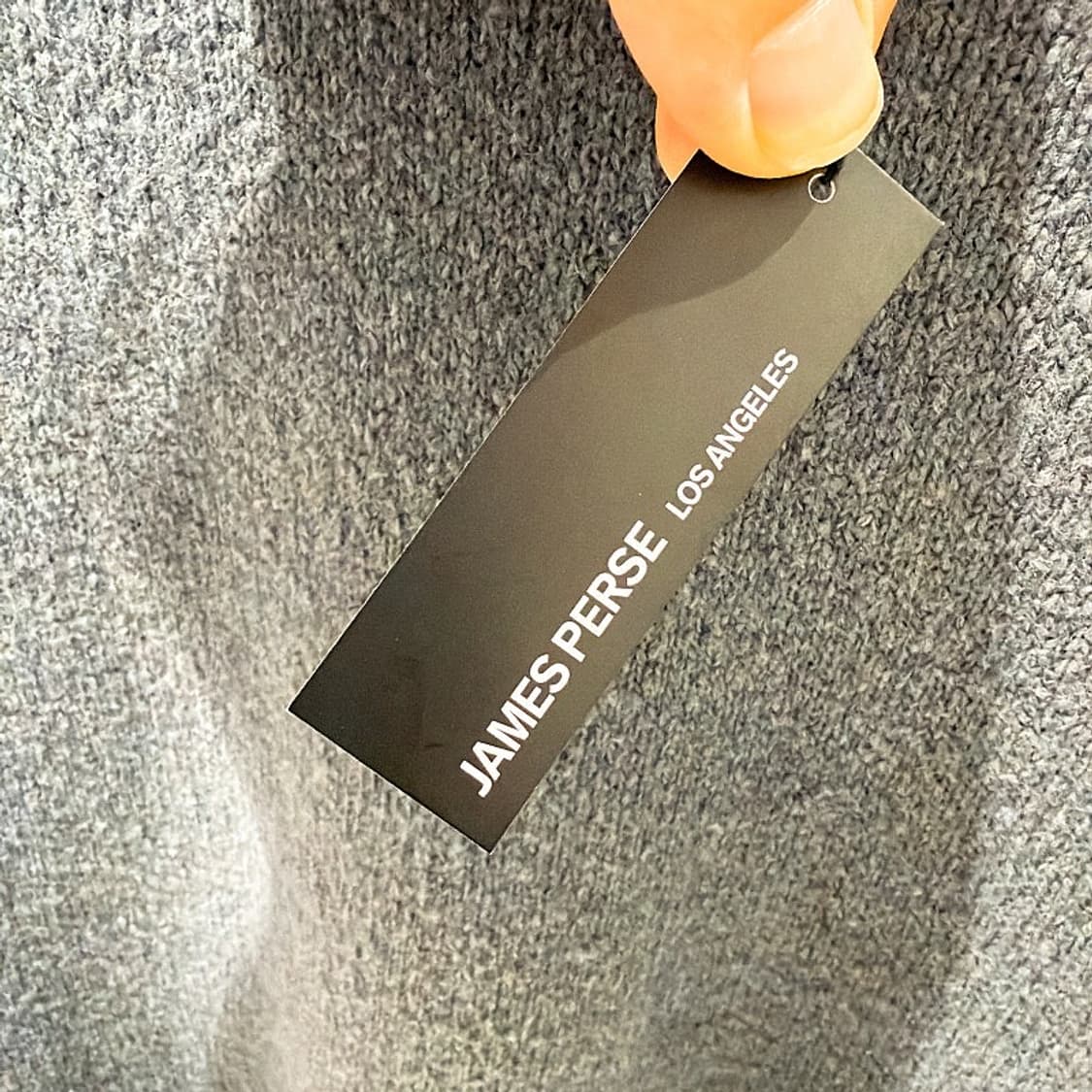 (정품/새상품) 제임스 펄스 여성 그레이 캐시미어 혼방 니트 상품이미지3