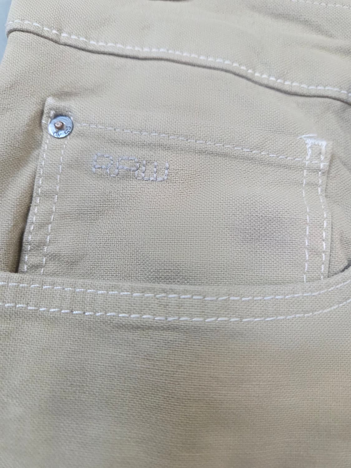 G-Star RAW 3301 슬림핏 바지 베이지(W29/L32) 상품이미지3