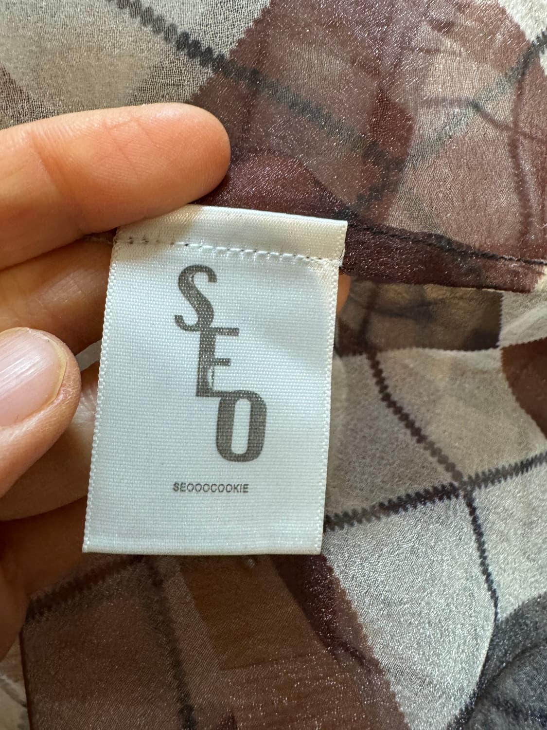 서쿠키 시스루 블라우스 상품이미지6