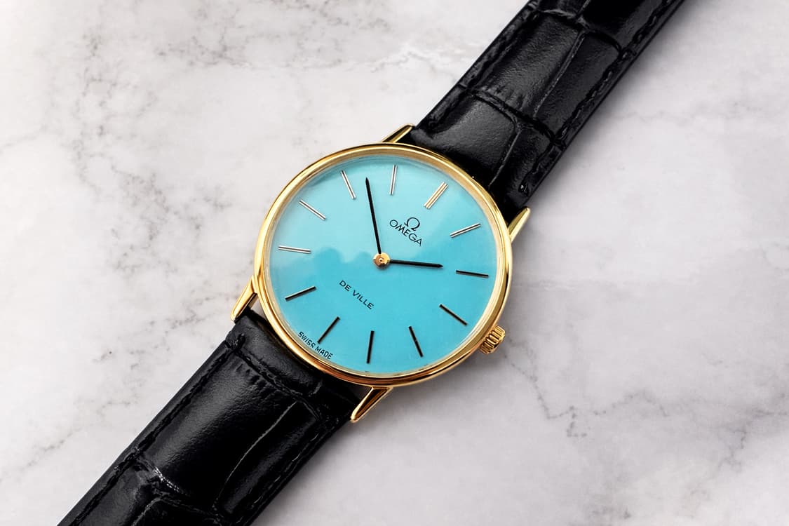 오메가 드빌 625 민트급 티파니컬러 수동 기계식 시계 상품이미지3