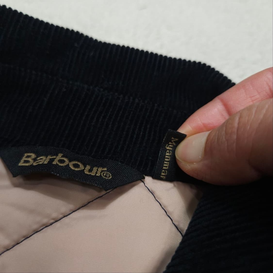 바버 데브론 퀼팅 자켓 uk8 상품이미지5