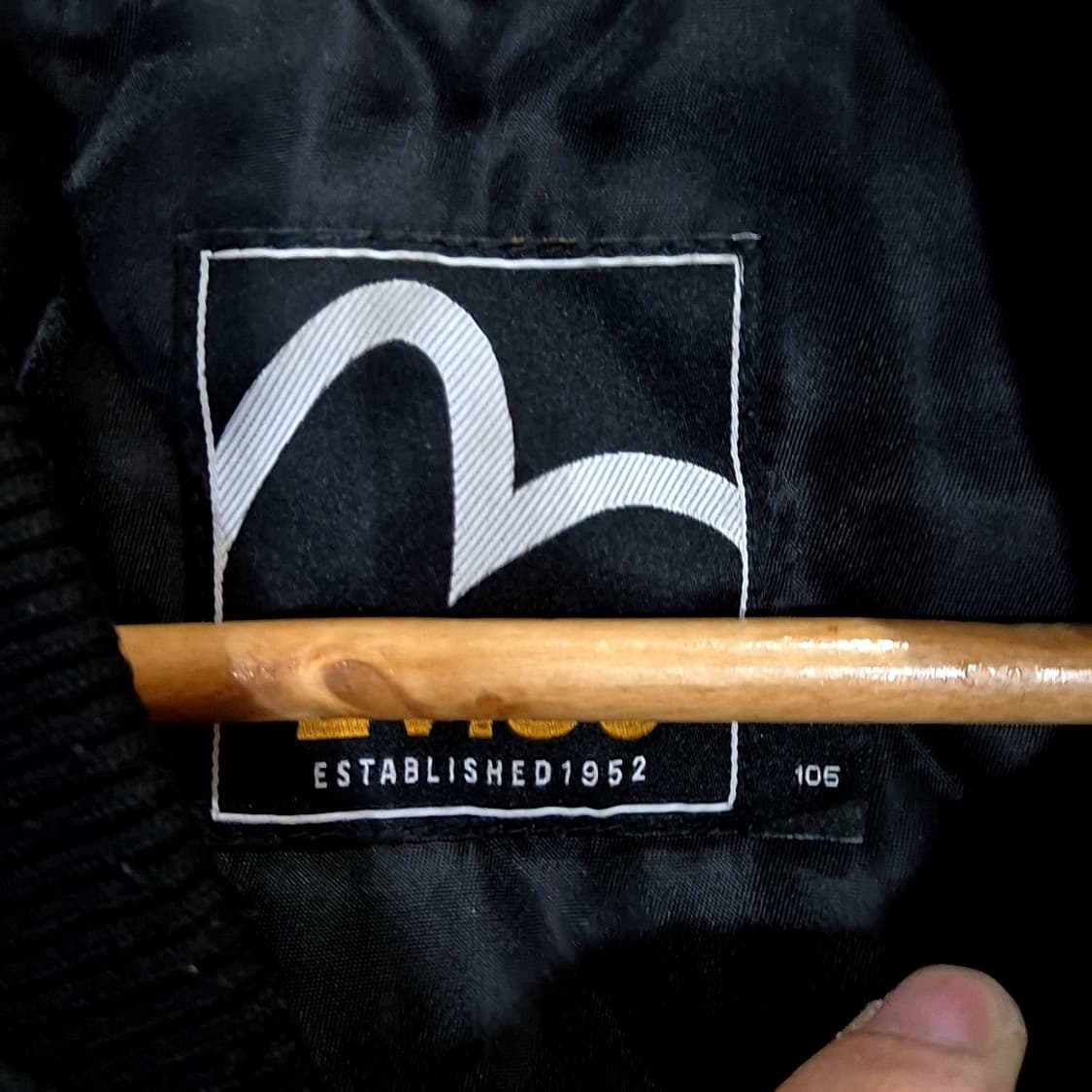 Evisu 에비수 슬리브 로고 봄버 자켓 상품이미지4