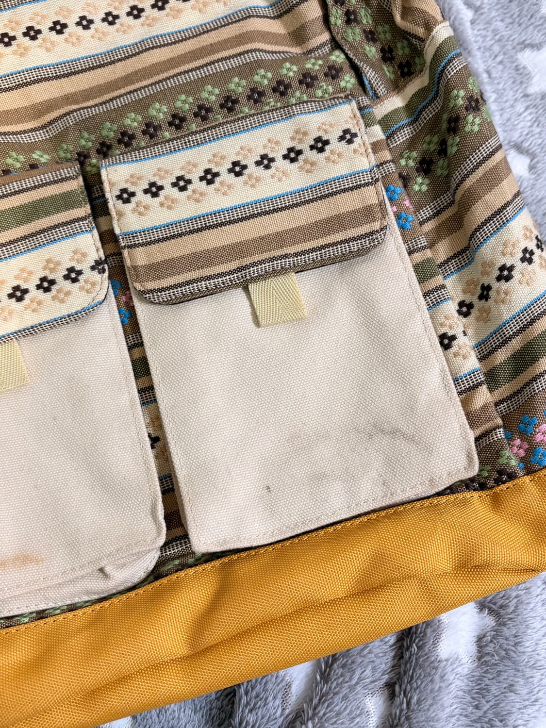 columbia 모리걸 빈티지 패턴 백팩 일본 컬럼비아 y2k 상품이미지3