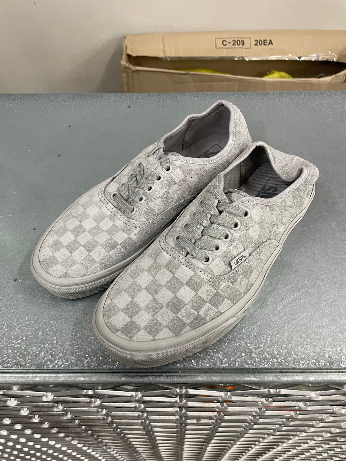 반스 어센틱 체커보드 그레이 275 상품이미지2