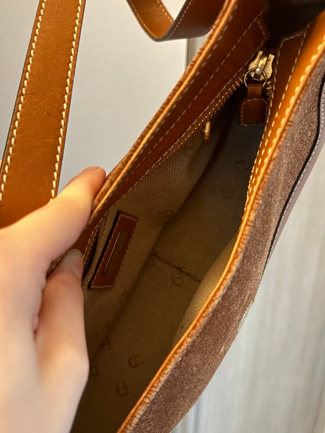 Aigner 아이그너 브라운 숄더백  상품이미지7