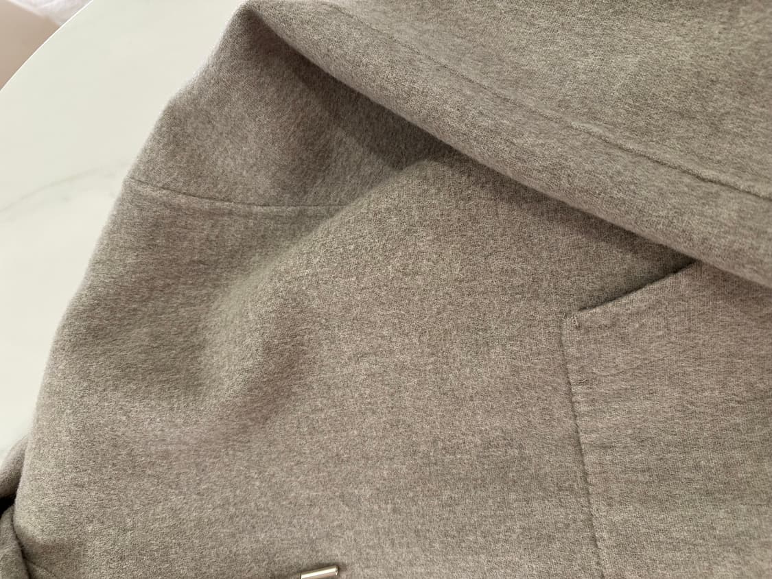 포터리 울 캐시미어 후디드 점퍼 4사이즈 상품이미지5