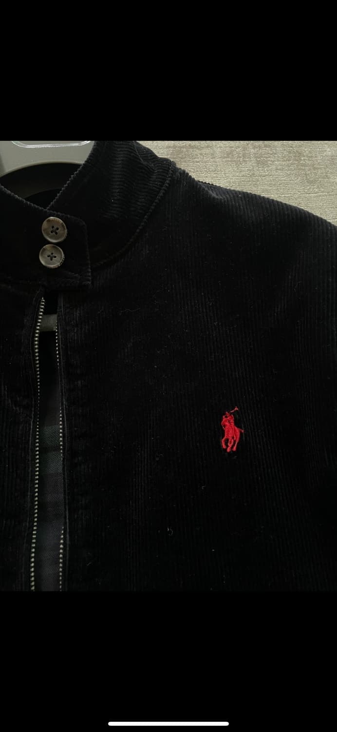 폴로 랄프로렌 코듀로이 바라쿠다 자켓 블랙 상품이미지4