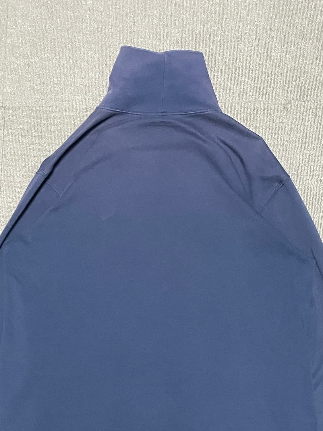 L.L.Bean 네이비 목폴라 긴팔티셔츠  J02592 상품이미지3