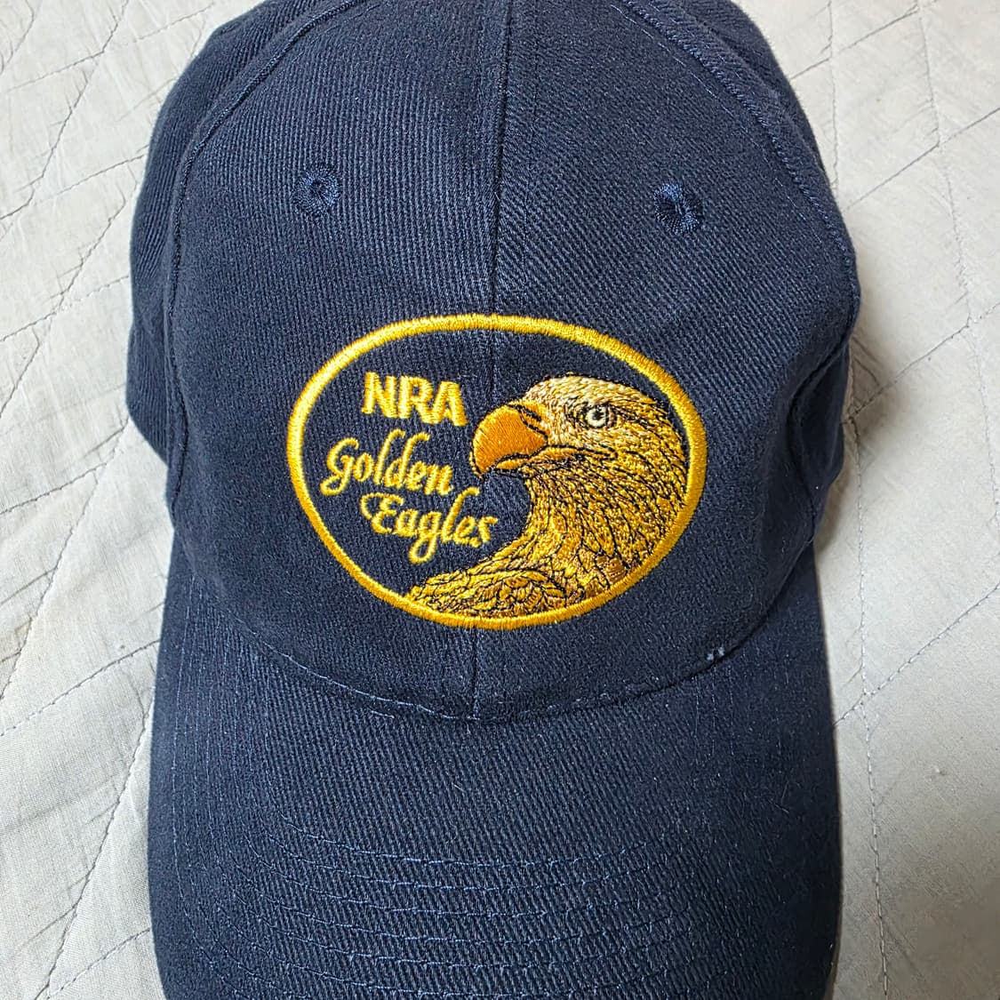 [OS] 빈티지 NRA 골든 이글 라운드 6패널 볼캡 네이비 상품이미지2