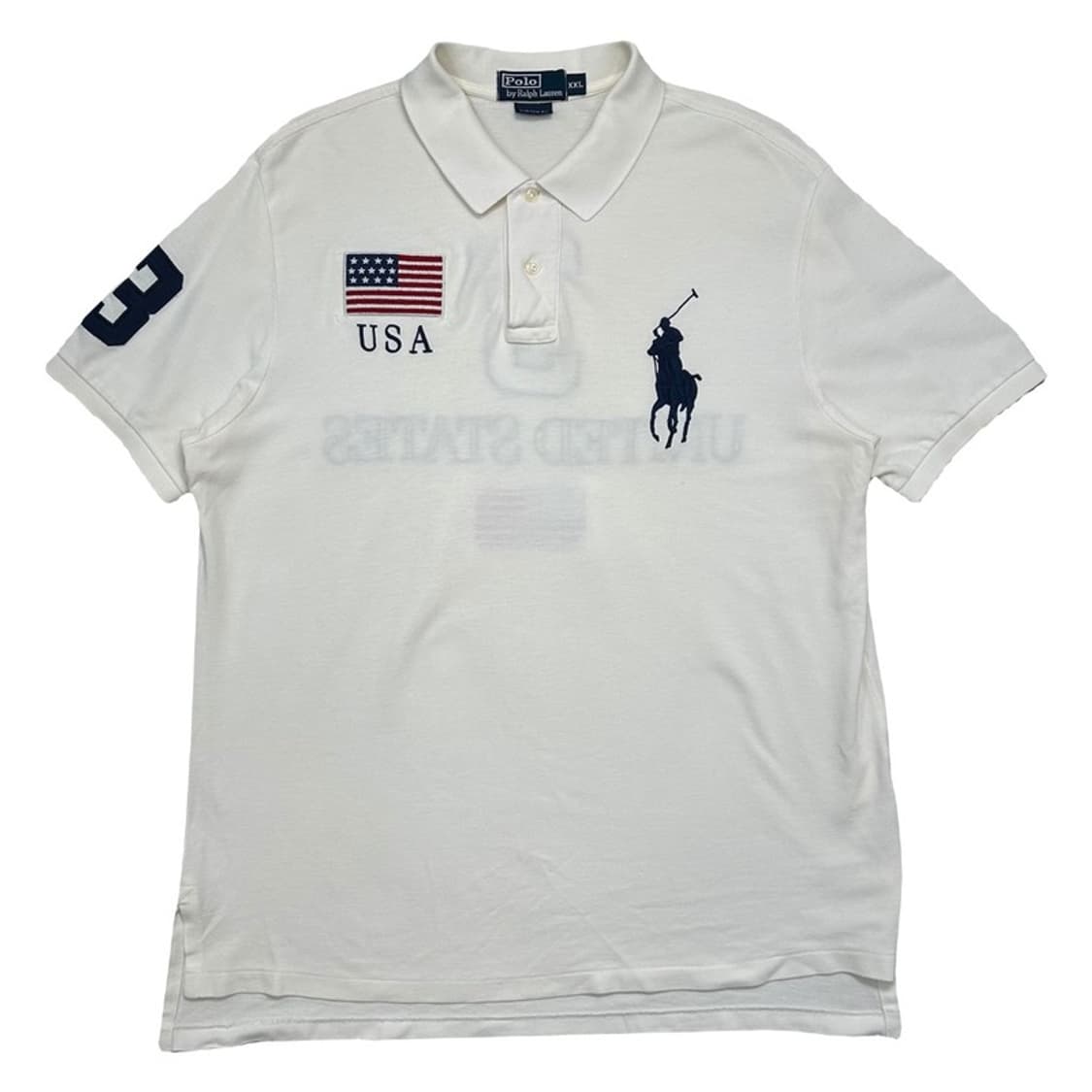 POLO RALPH LAUREN 빅포니 USA 성조기 티셔츠 XXL 상품이미지1