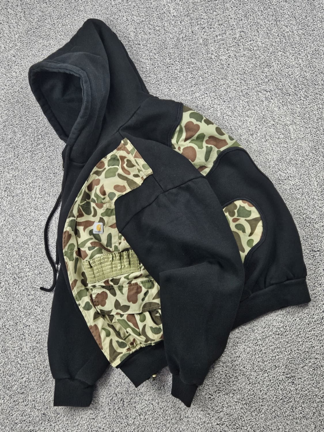 칼하트 카모베스트 아플리케 커스텀 후드집업 (상세설명참조) / 10096 상품이미지3