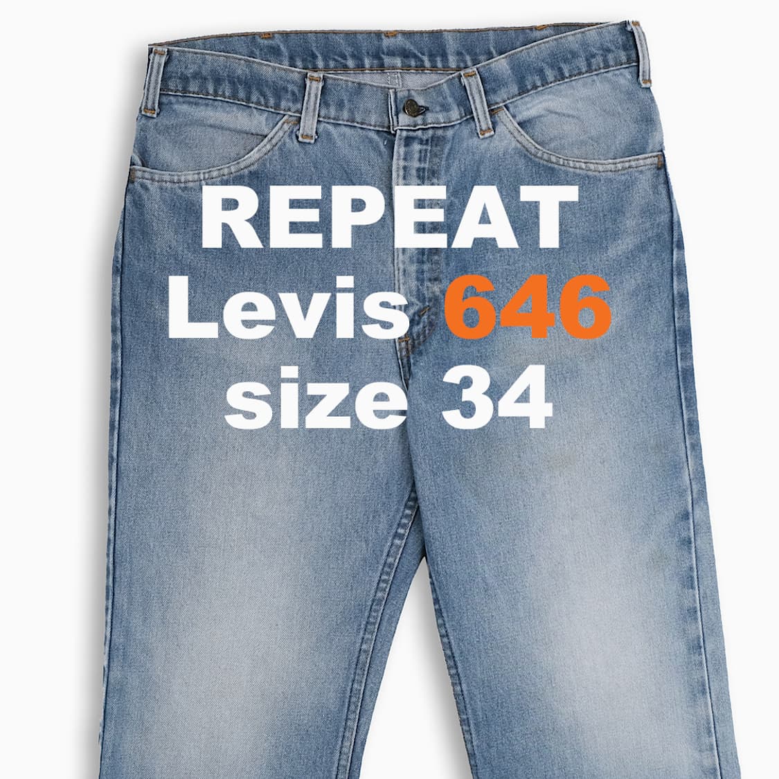 리바이스 646 오렌지탭 70s USA 34 인치 OR6463602 상품이미지1