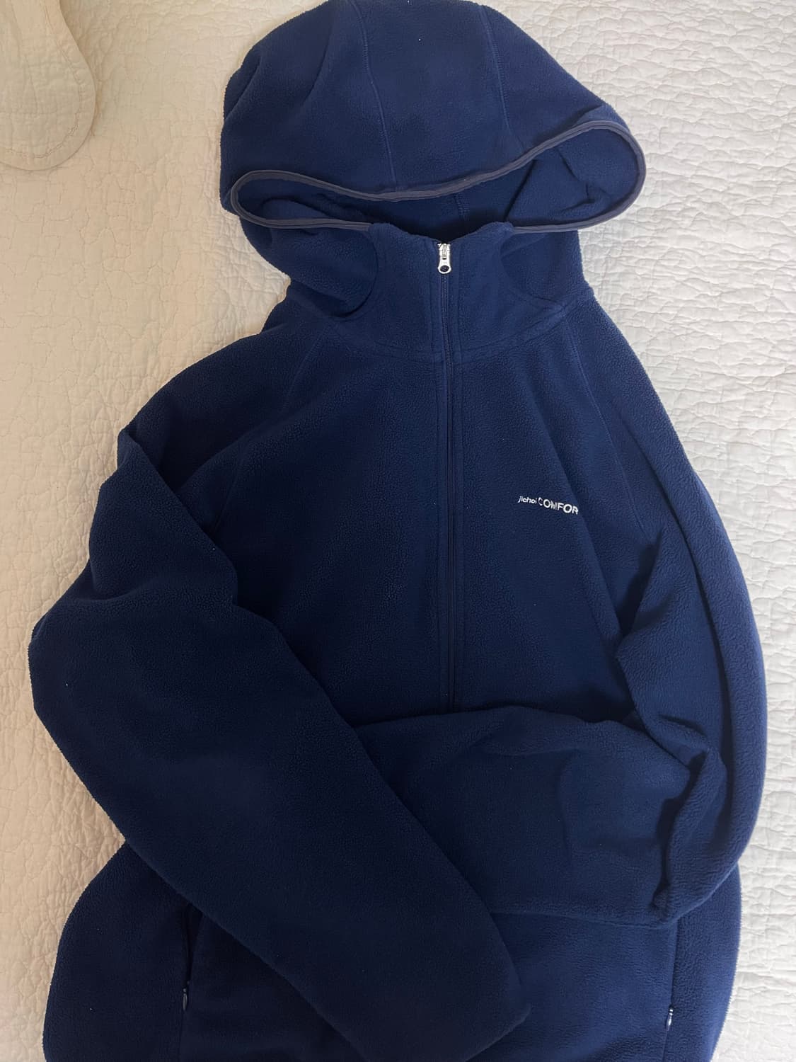 지초이 컴포트 24-006 플리스 후드집업 3사이즈 상품이미지1