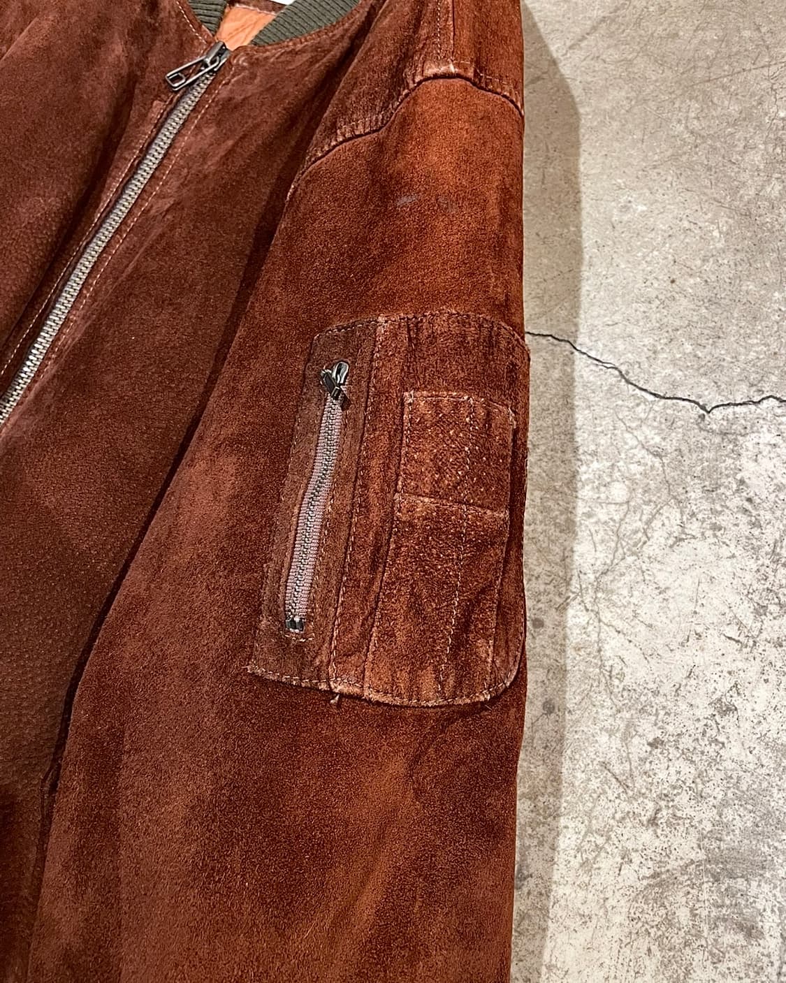 스웨이드 블루종 타입 자켓 (B5109) 상품이미지5