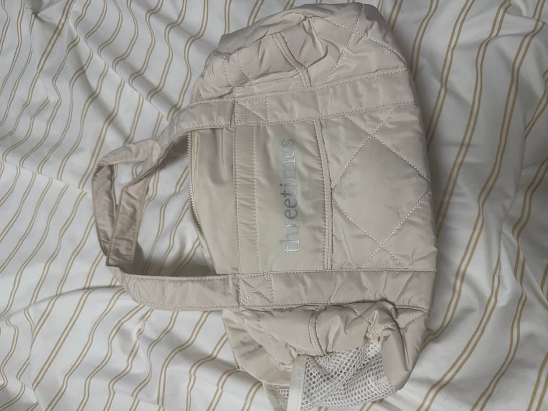 쓰리타임즈) 베베 스포츠백 베이지 상품이미지3