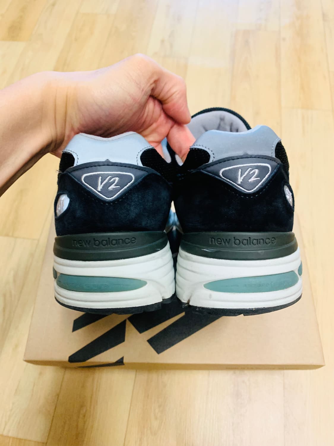 [265] 뉴발란스 991v2 메이드 인 UK 블랙 상품이미지8