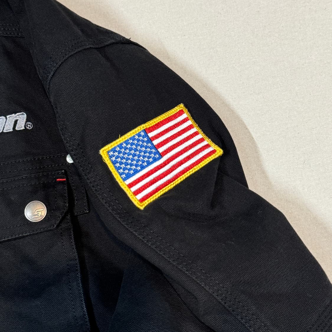 XXL) 스냅온 SNAP-ON USA 블랙 퀼팅 액티브 후드 자켓 상품이미지4