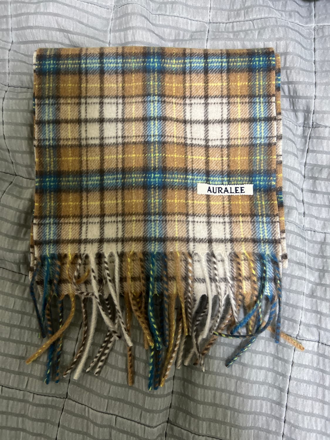 오라리 체크머플어 23fw 상품이미지2