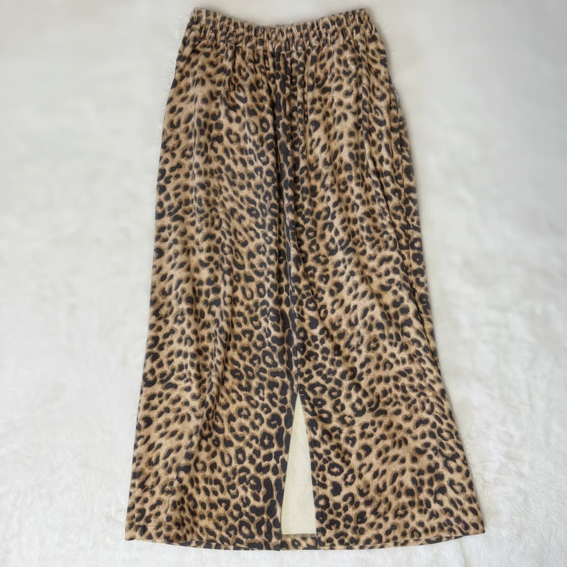 As Known as Pinky 히메갸루 오네갸루 호피 슬릿 딱붙 스커트 상품이미지3