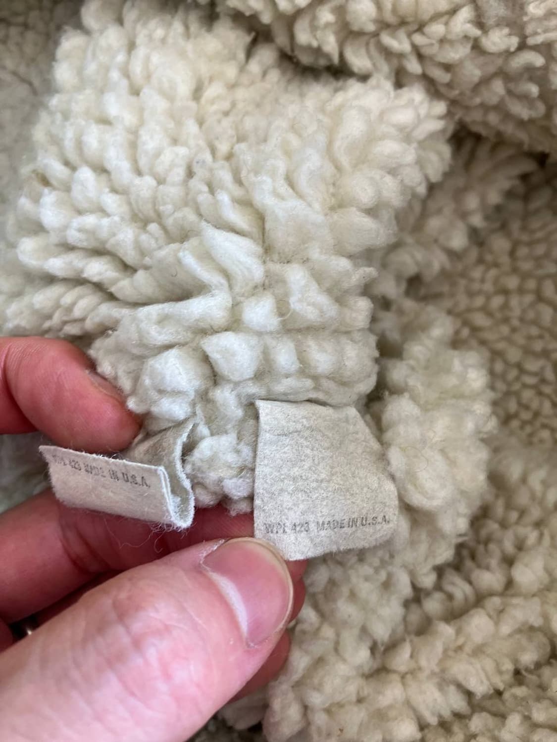 80s levis orange tab sherpa denim vest 상품이미지5