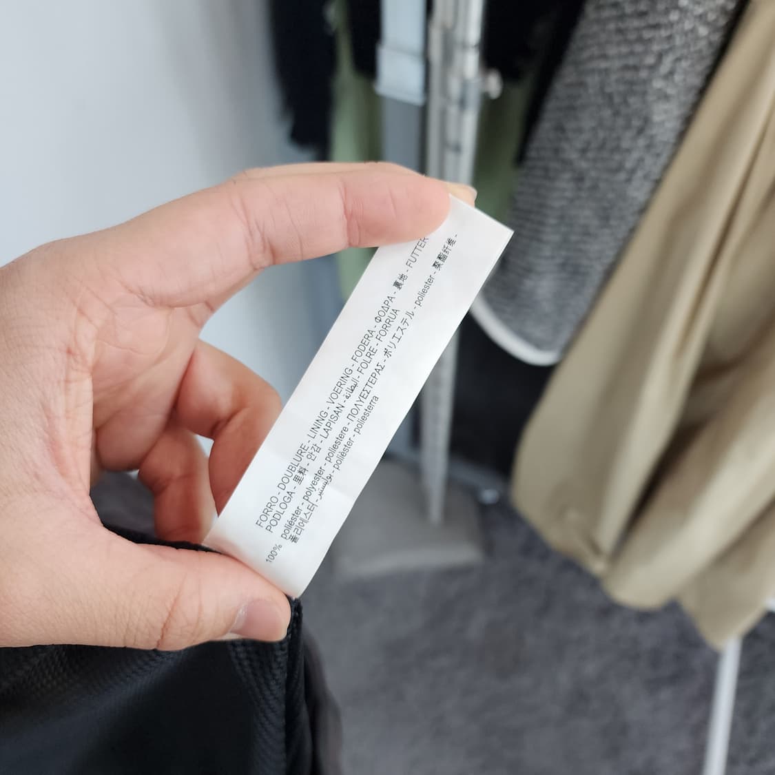 자라 카키 브라운 롱 야상 점퍼 상품이미지9