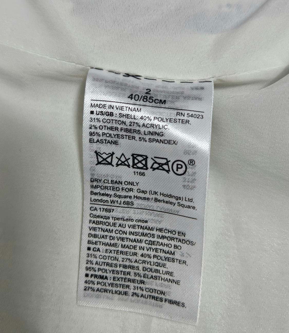 바나나리퍼블릭 크롭 트위드자켓 2 사이즈 상품이미지6