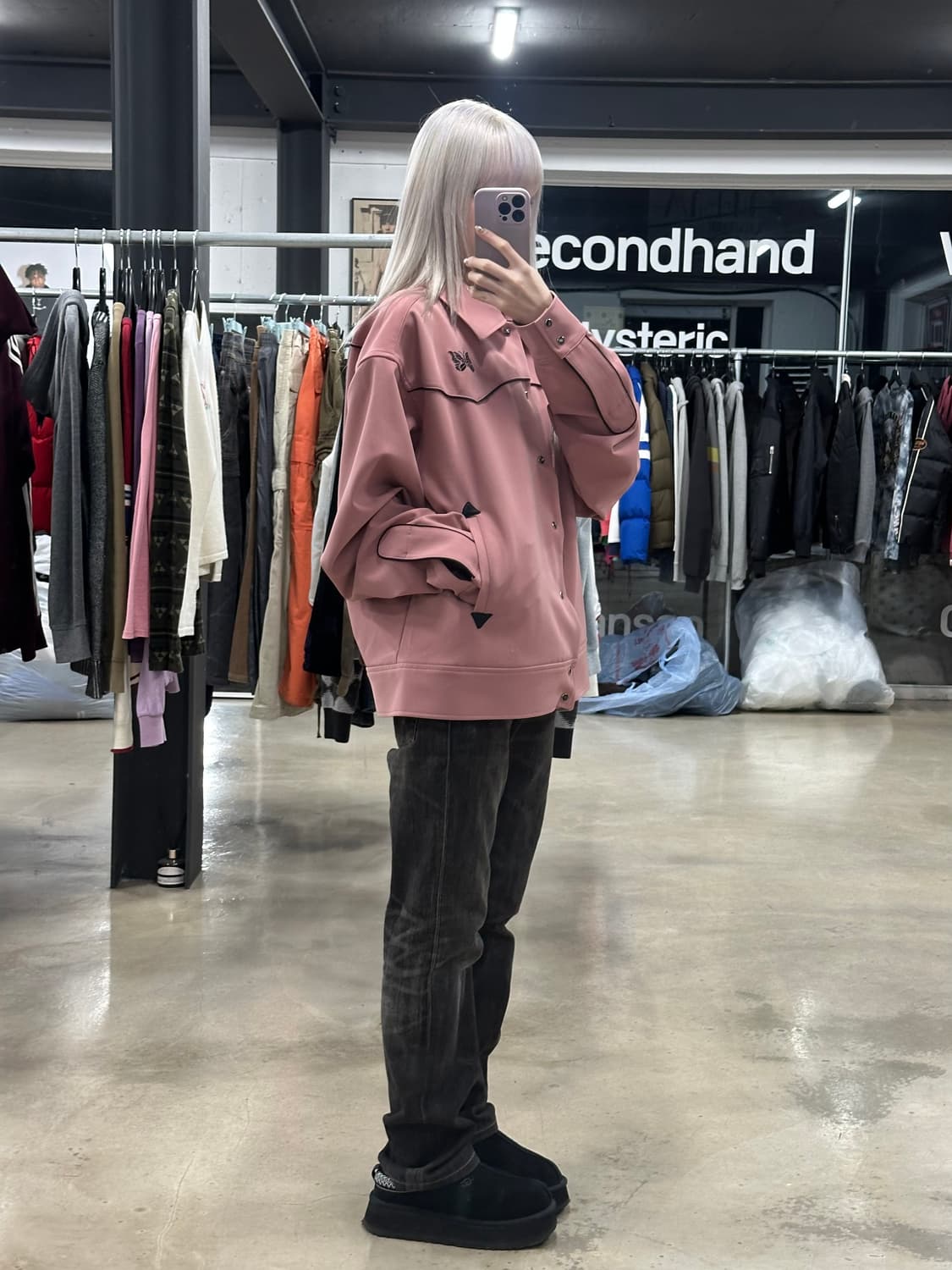 니들스 PE/PU 더블 클로스 파이핑 카우보이 재킷 상품이미지2