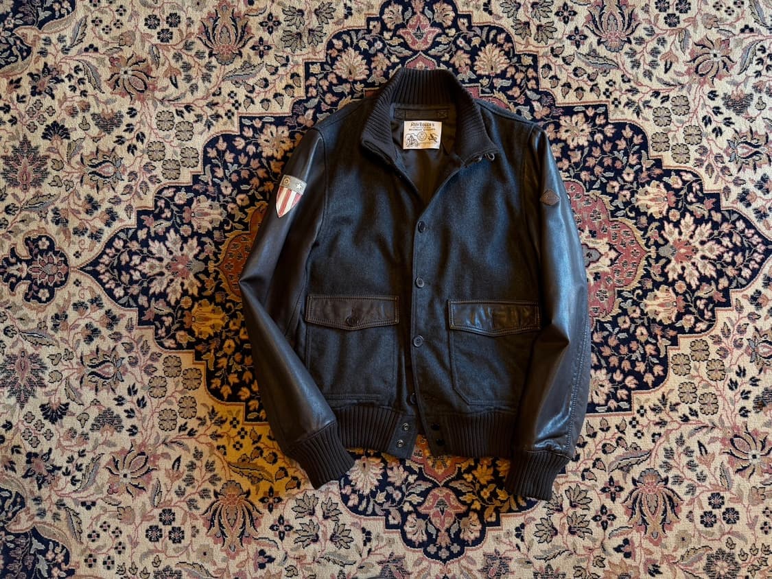 로이 로저스 베지터블 레더 봄버 자켓 100 상품이미지10