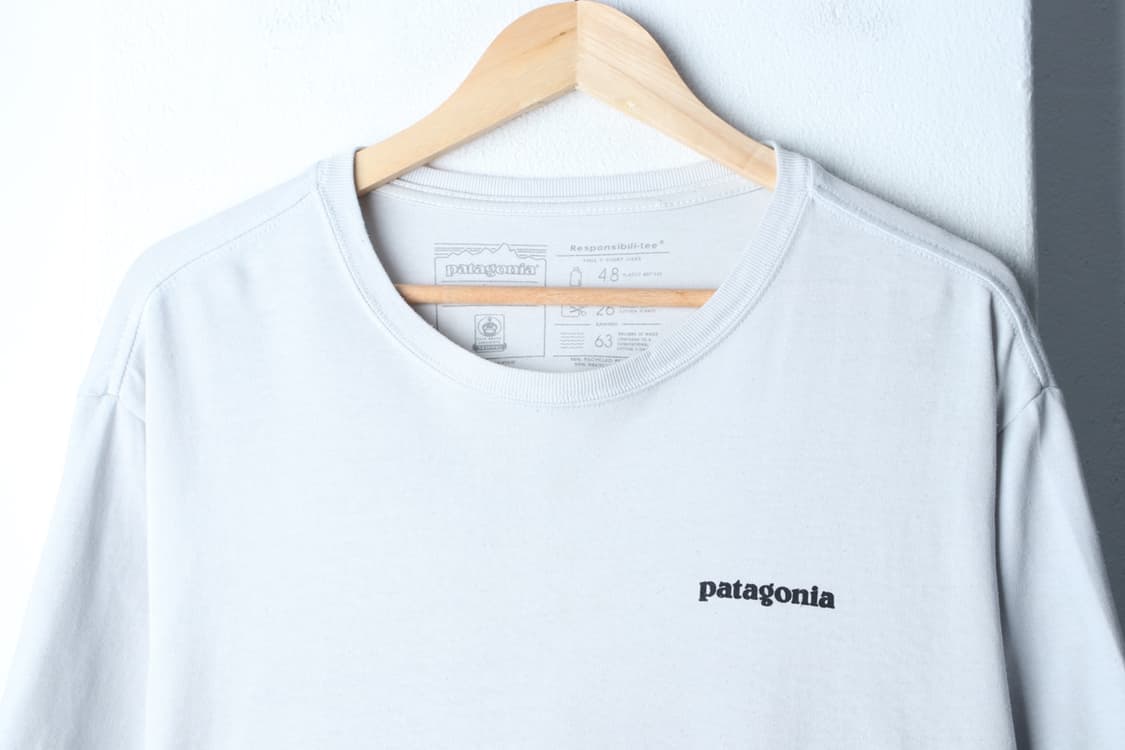 (S-XL) 파타고니아 반팔 티셔츠 사용감 화이트 올드스쿨-H30237 상품이미지3