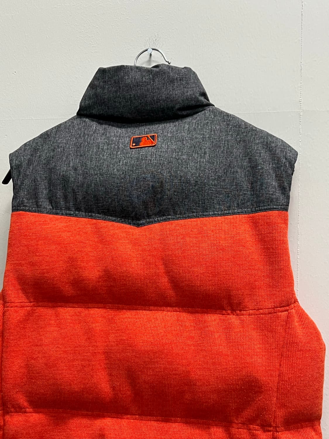 MLB LA다저스 니트 조끼 솜 패딩 자켓 오렌지 상품이미지6