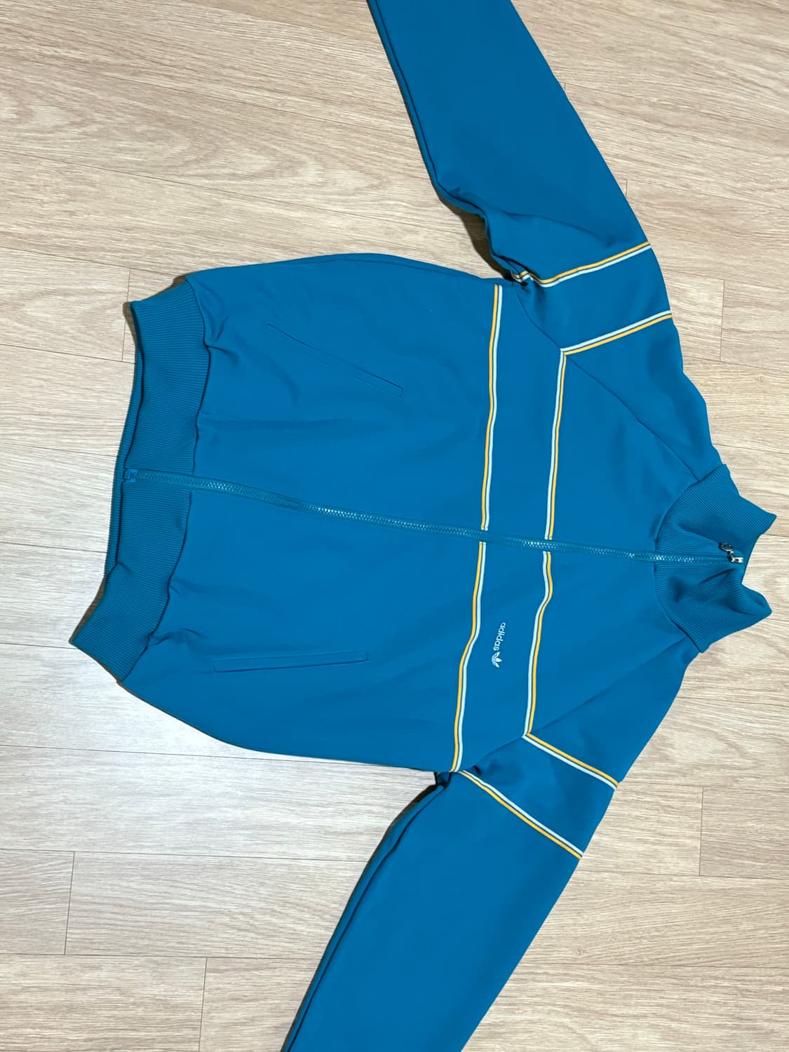 70~80년대 아디다스 빈티지 트레포일 로고 디자인 트랙 재킷 상품이미지2