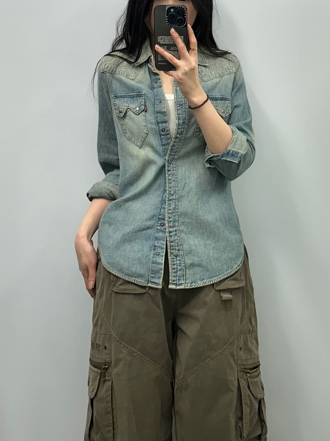 리바이스 레드탭 데님 웨스턴 셔츠 상품이미지1