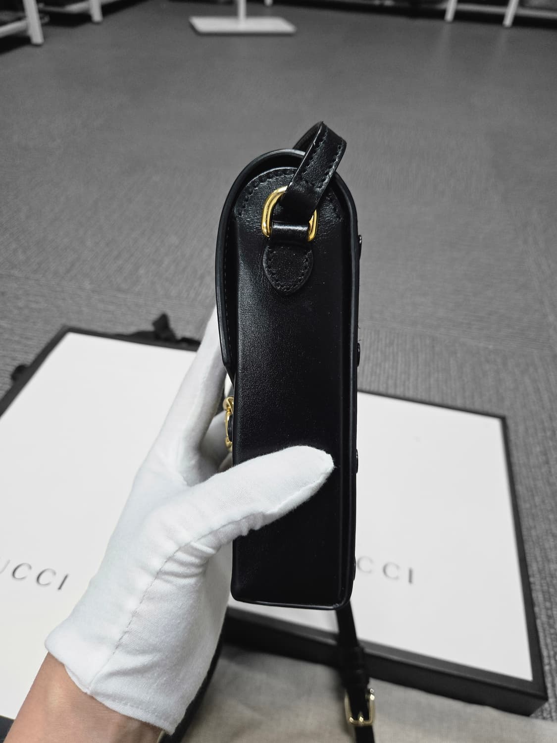 [특가][정품]구찌 홀스빗 폰홀더백 상품이미지4