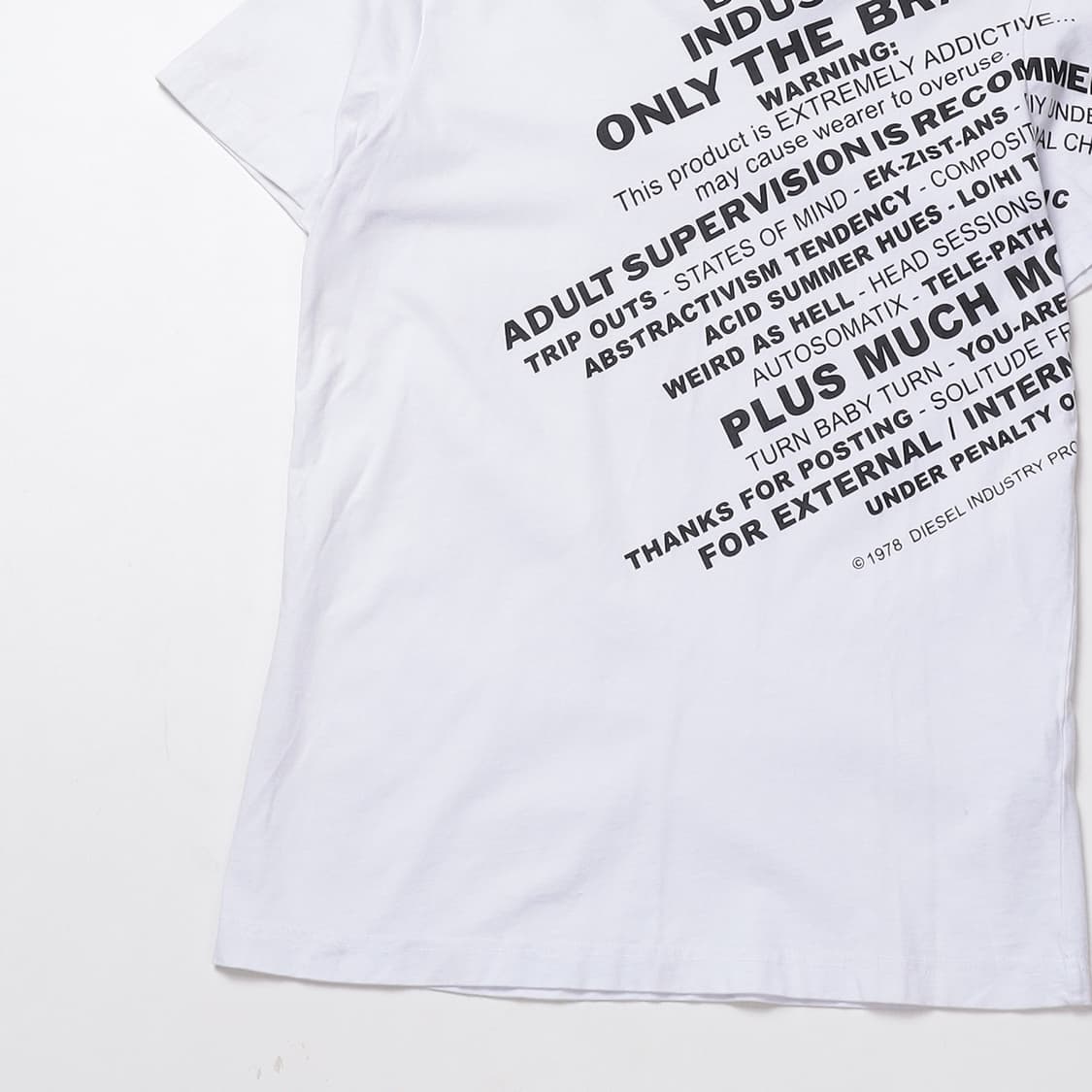 Diesel 프린팅 하프 티셔츠 상품이미지3