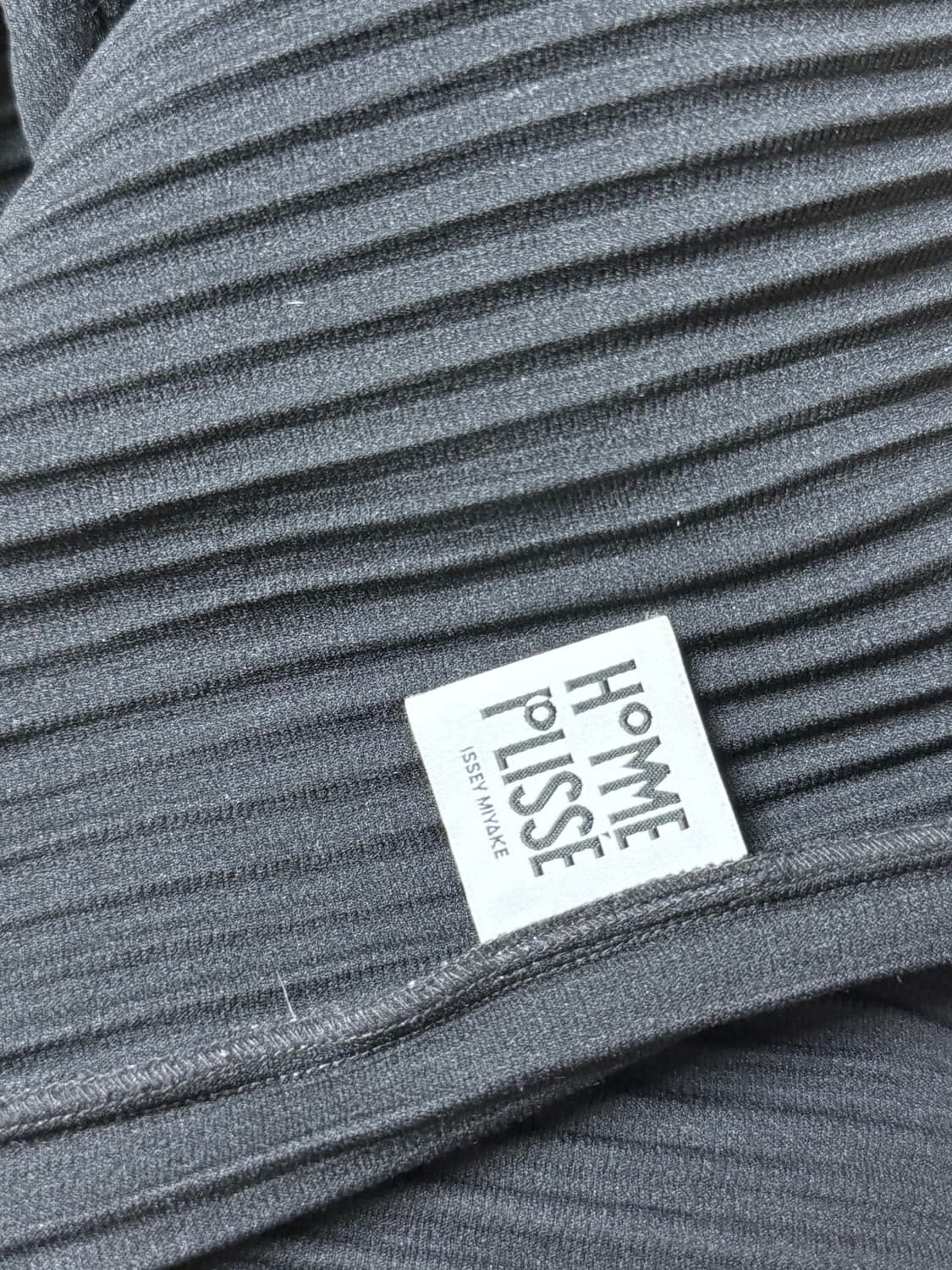 이세이 옴므 플리츠 집업 블랙 3사이즈 상품이미지2