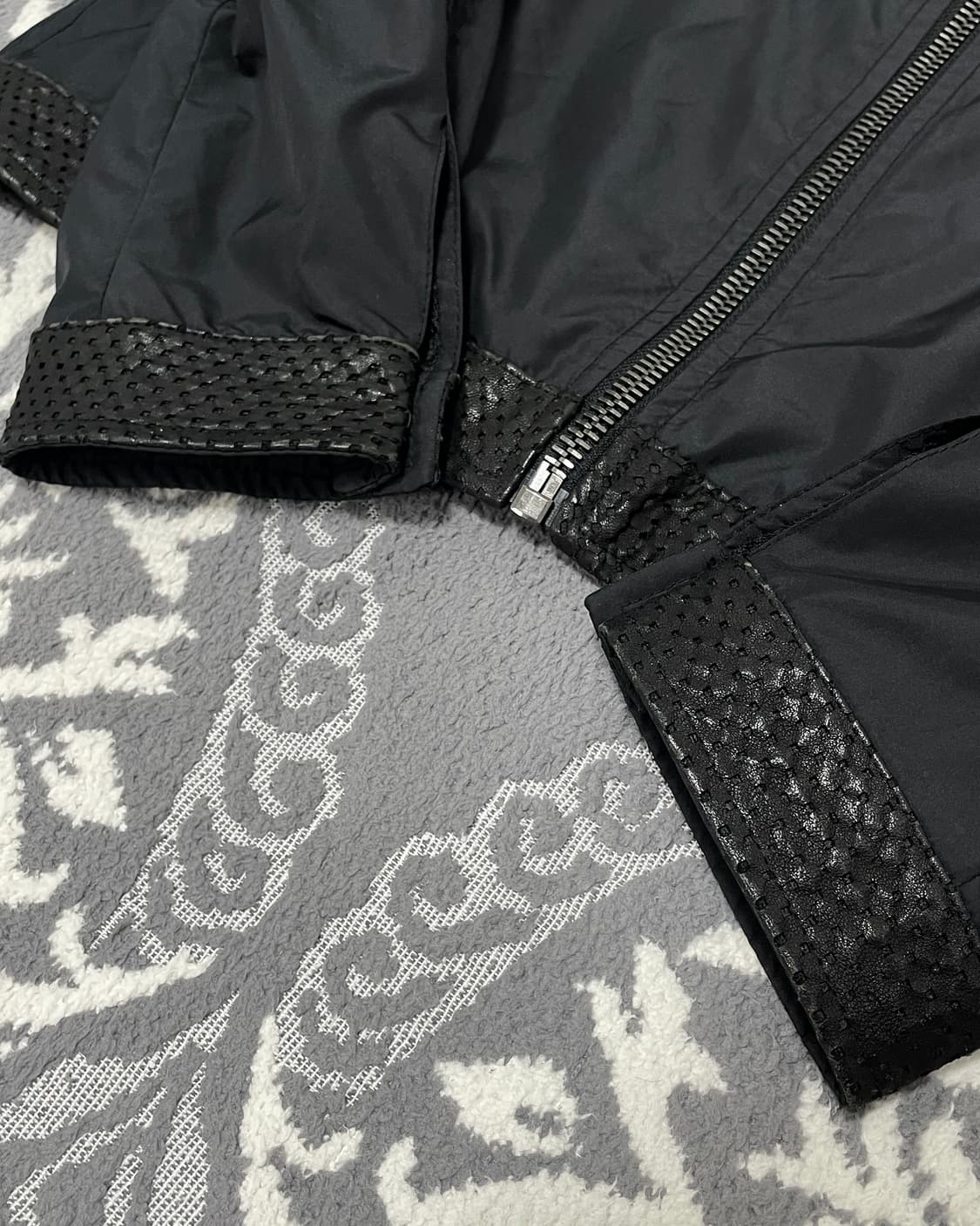 Daniele Alessandrini Nylon/Leather Jk 상품이미지7