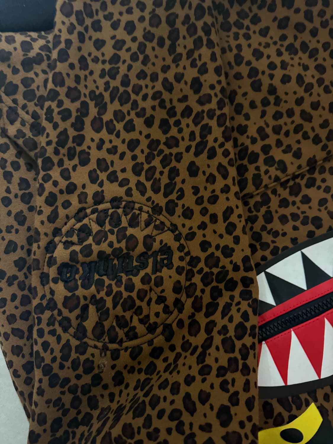 엘스팅코 후드티 레오파드 호피 후드 기모후드 갸루 귀 후드 상품이미지5