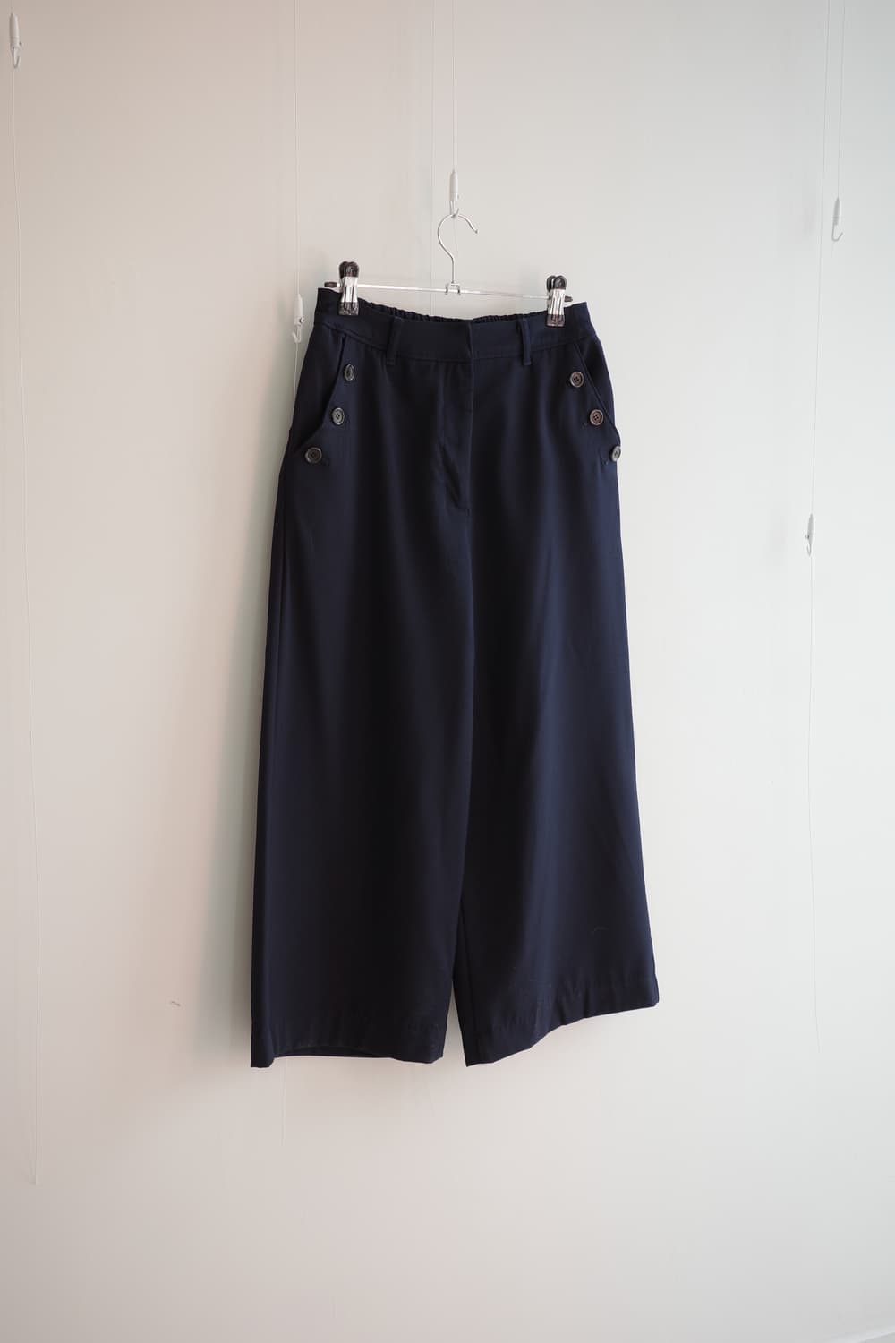 deep navy banding capri pants 상품이미지2