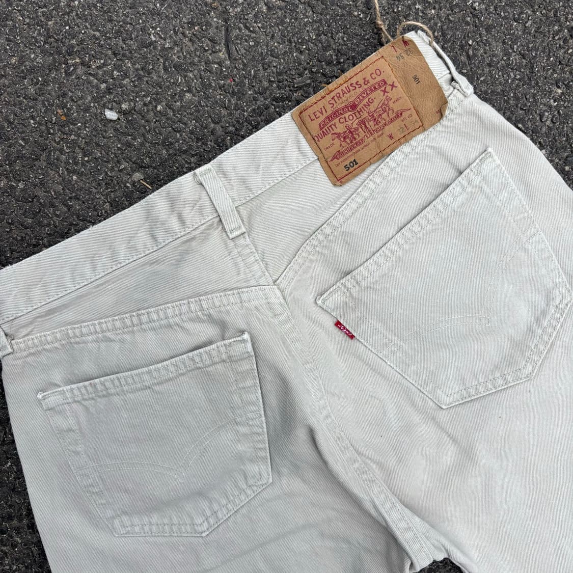 일본 스터닝루어 x 리바이스 501 베이지 상품이미지8