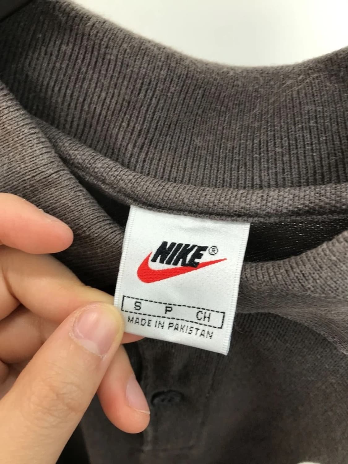 Nike Swoosh Polo Shirt Charcoa 상품이미지3