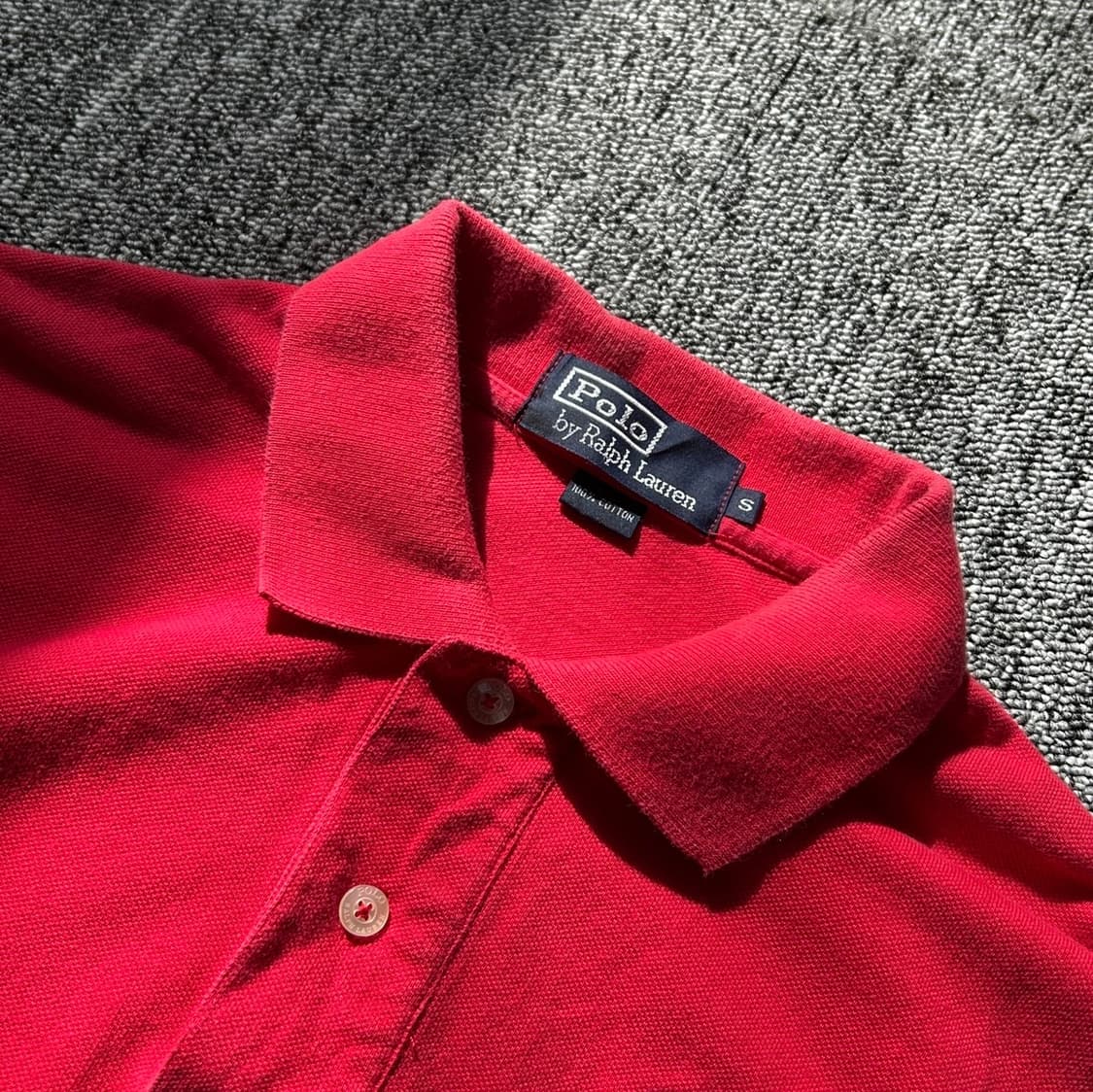 폴로 랄프로렌 빅포니 레드 반팔 PK  상품이미지6
