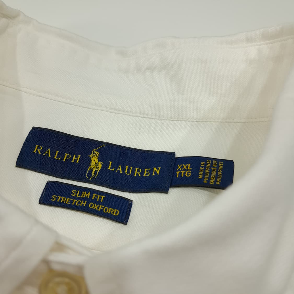 CL464 2XL 폴로 스트레치옥스포드 멀티포니 화이트 셔츠 남방 상품이미지3