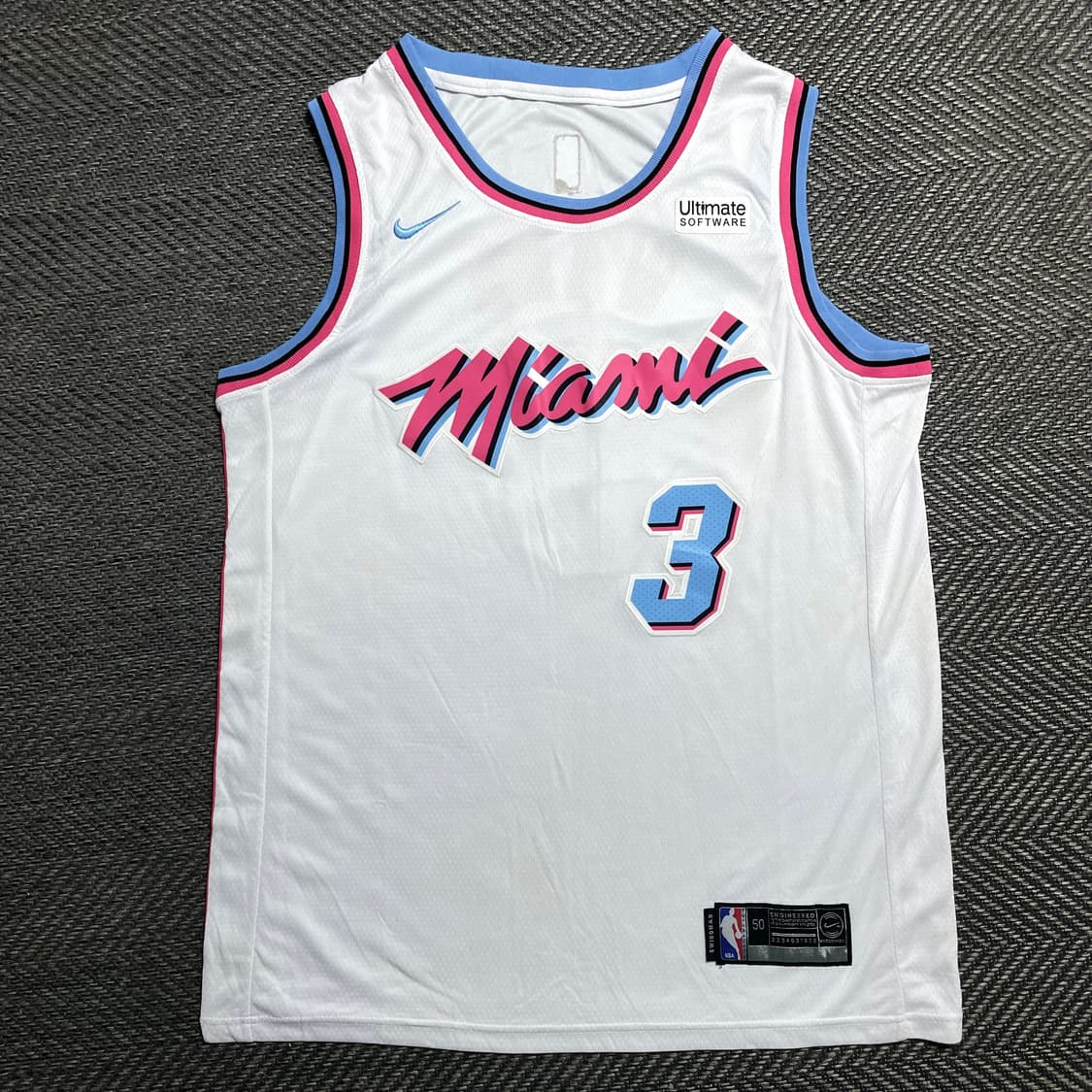 나이키 NBA 마이애미 히트 웨이드 시티 에디션 스윙맨 저지y 5828 상품이미지2