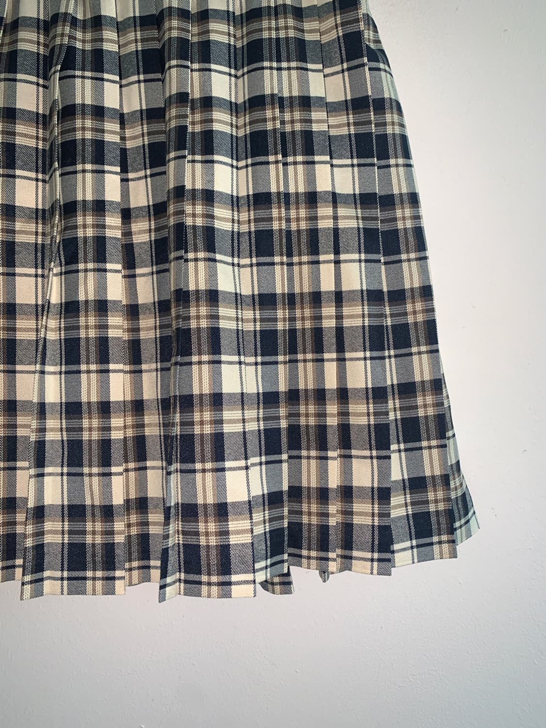 Check pleats short skirt 상품이미지3