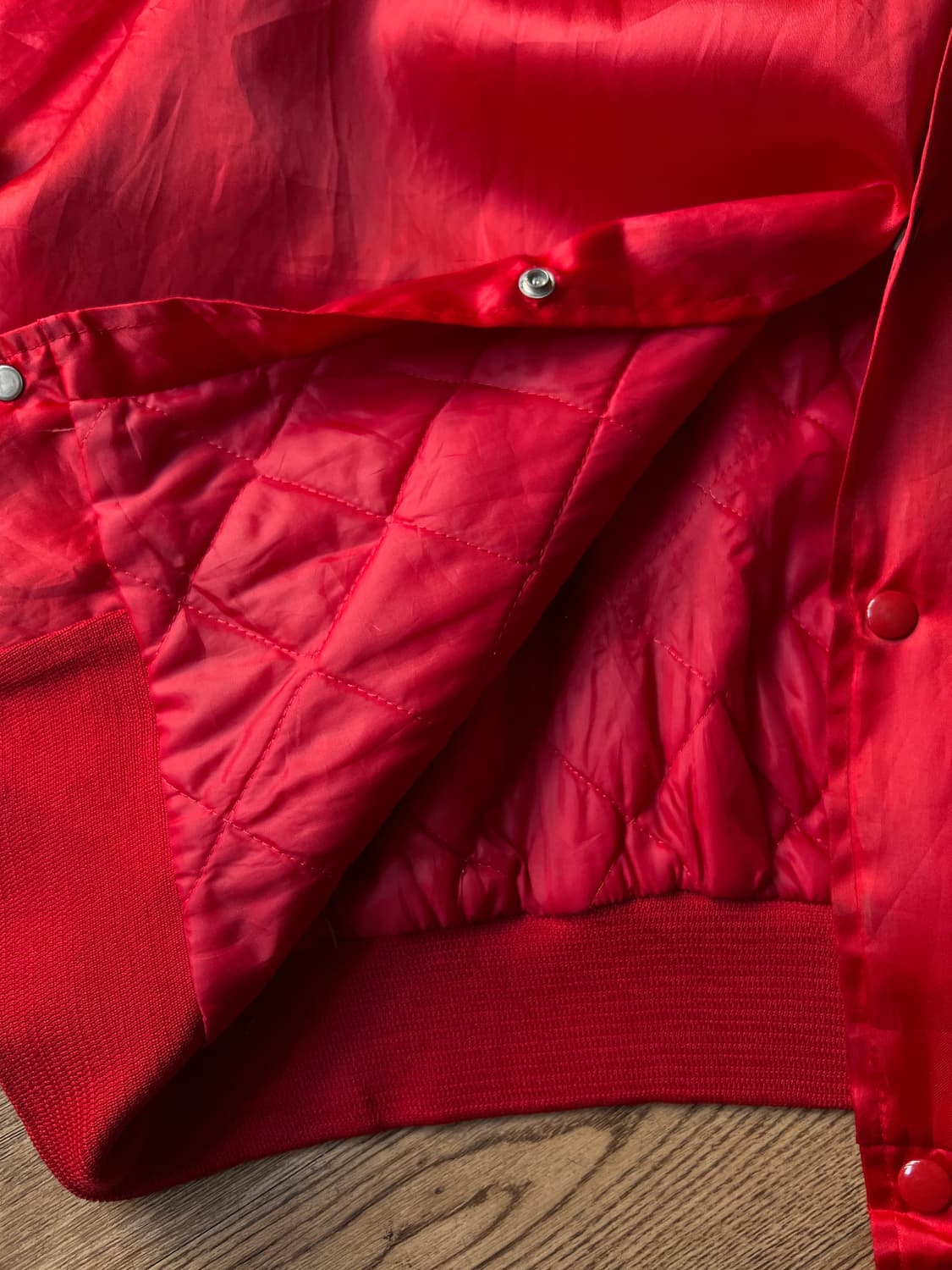 [XL]90's USA Made USMC 미 해병대 나일론 바시티 자켓 상품이미지7