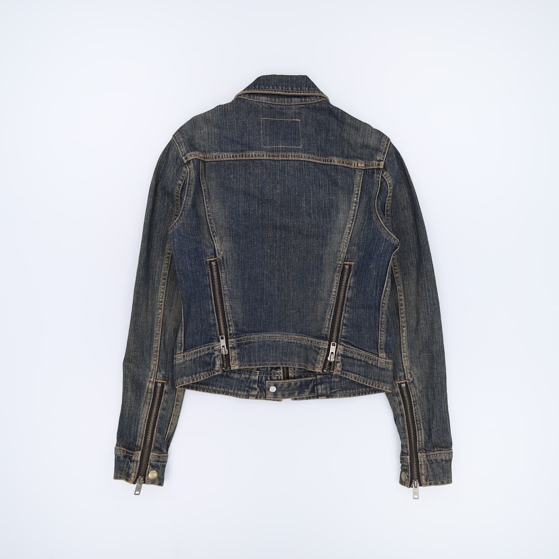 [M] 리바이스 여성 00s 데님 지핏 라이더 청자켓 N7015 상품이미지2