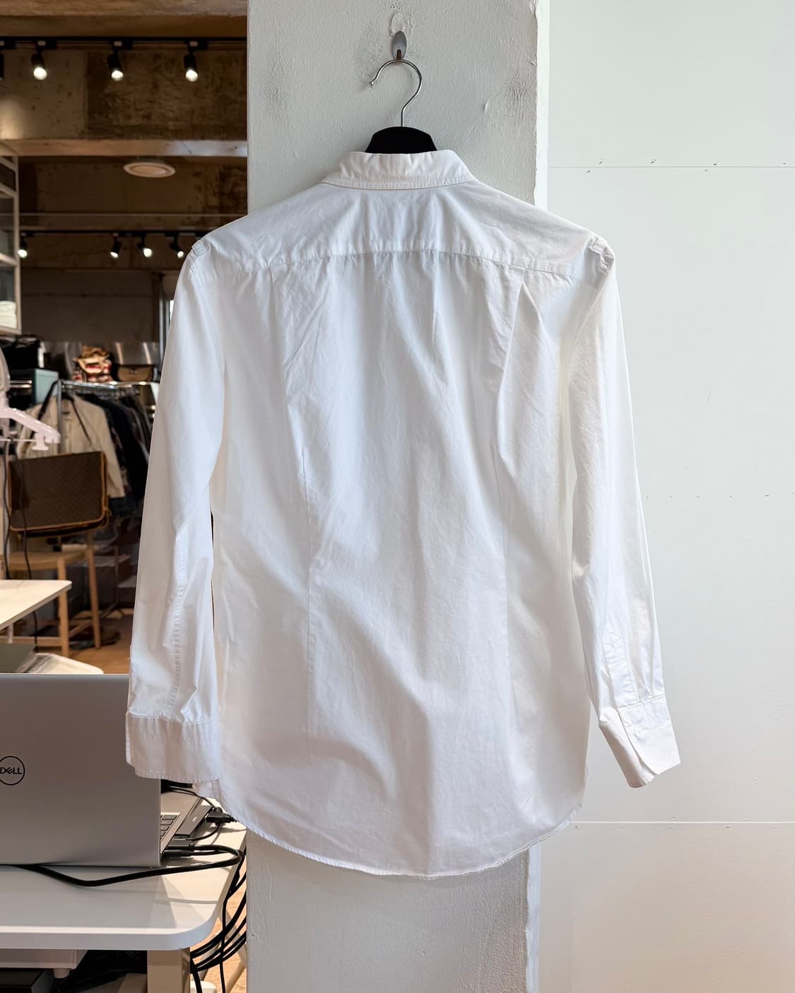 컬러 화이트 포켓 코튼 셔츠 상품이미지7